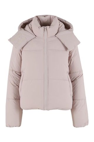Gewatteerde Jas met Capuchon - Beige
