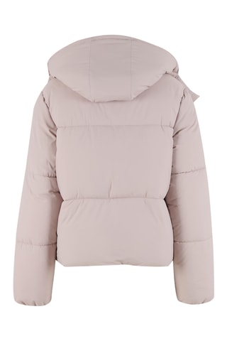 Gewatteerde Jas met Capuchon - Beige