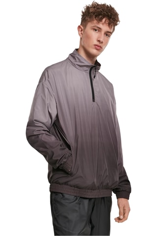 Windjack Dip and Dye - Zwart en Grijs