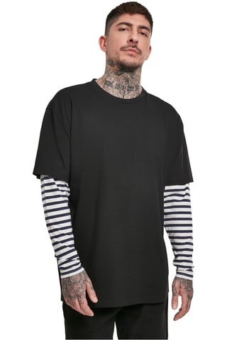 T-shirt Trompel'oeil - Zwart