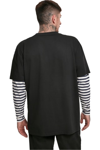 T-shirt Trompel'oeil - Zwart