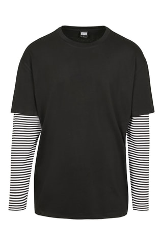 T-shirt Trompel'oeil - Zwart