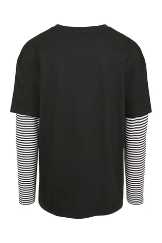 T-shirt Trompel'oeil - Zwart