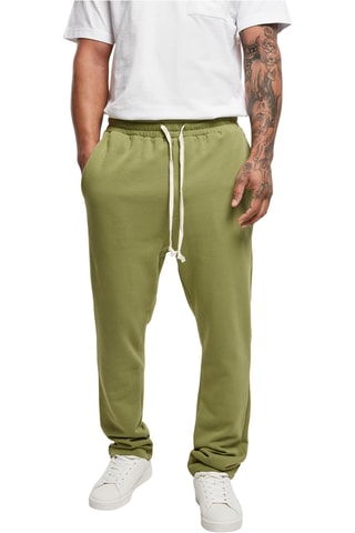 Biologisch Katoenen Joggingbroek - Olijfgroen