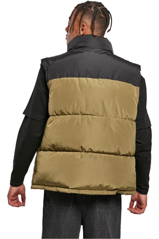 Bodywarmer - Kaki en Zwart