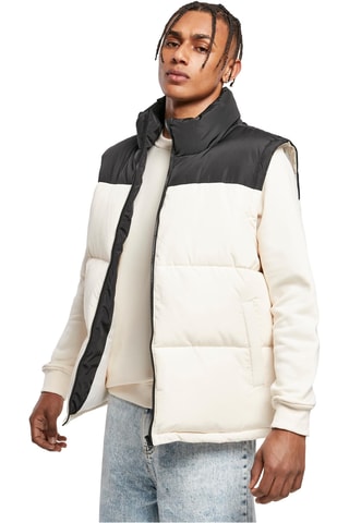 Bodywarmer - Zwart en Ecru