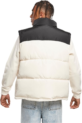 Bodywarmer - Zwart en Ecru