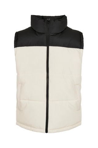 Bodywarmer - Zwart en Ecru