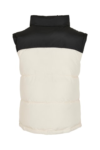 Bodywarmer - Zwart en Ecru