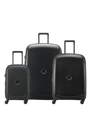Set van 3 Uitschuifbare Trolleys Belmont Plus - 55 / 71 / 83 cm - Zwart