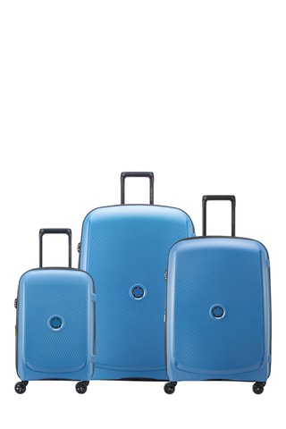 Set van 3 Trolleys Belmont Plus (S/M/L) - 55 / 71 / 83 cm - Blauw