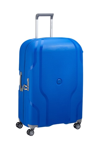 Uitschuifbare Grote Trolley Clavel (L) - 76 cm - Blauw en grijs