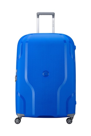 Uitschuifbare Grote Trolley Clavel (L) - 76 cm - Blauw en grijs