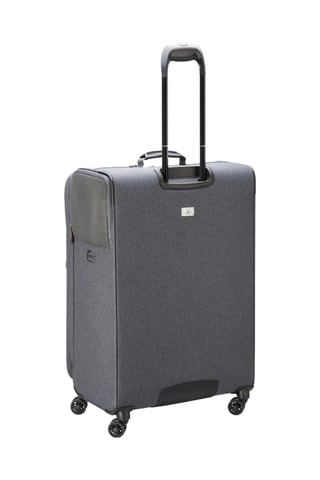 Grote Trolley Maubert 2.0 - 79 cm - Grijs, zwart en roze