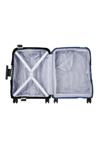 Handbagagetrolley Moncey (S) - 55 cm - Blauw en zwart