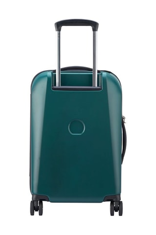 Rekbare Handbagagetrolley Promenade Hard 2.0 (S) - Dennengroen - Groen en roze