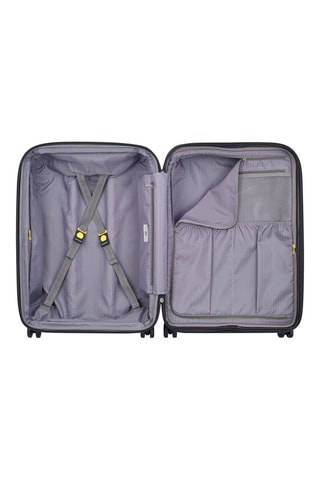 Rekbare Weekendtrolley Promenade Hard 2.0 (M) - Dennengroen - Groen en roze