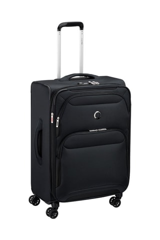 Rekbare Weekendtrolley Sky max 2.0 (M) - Zwart - Zwart