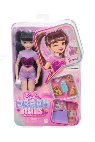 Coffret Dream Besties Renée Barbie® - 11 acessórios - A partir dos 4 anos