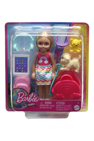 Boneco Chelsea Barbie - 7 acessórios - A partir dos 3 anos