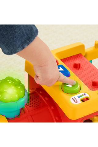 ##Train des animaux Fisher-Price - 5 pièces - Dès 12 mois