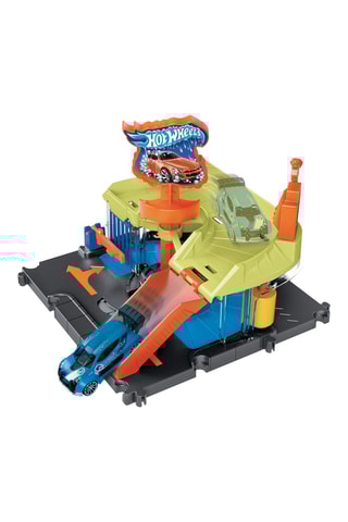Estação de lavagem para carros Hot Wheels - Desde 4 meses