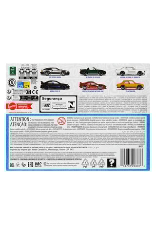 Coffret de veículos miniaturas Hot Wheels - 6 peças - A partir dos 3 anos