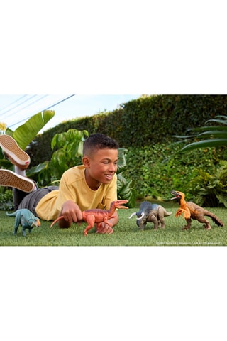 Figura dinossauro Nasutoceratops Jurassic World - A partir dos 4 anos
