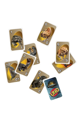 UNO Jurassic Saga - A partir dos 7 anos - Modelo aleatório