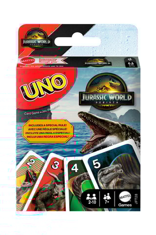 UNO Jurassic Saga - A partir dos 7 anos - Modelo aleatório