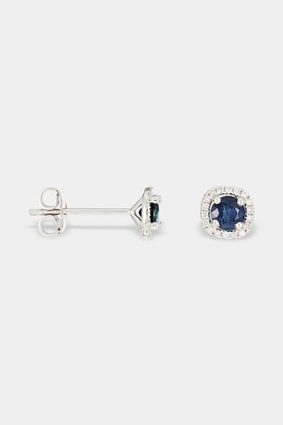 Puces Somptueux  - Or blanc, diamants et saphirs