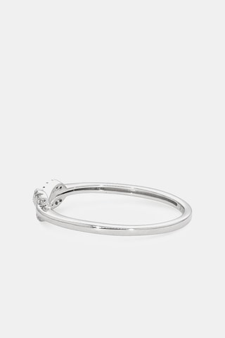 Bague Brillant Infini - Or blanc et diamants 