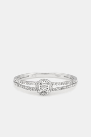 Bague Vera - Or blanc et diamant