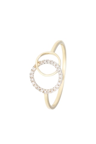 Bague - Or jaune et diamants