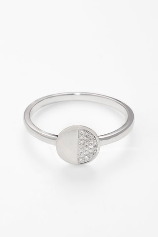 Bague Gina - Or blanc et diamants
