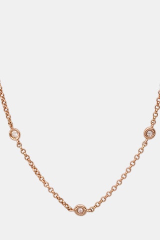 Collier Sunshine - Or rose et diamants