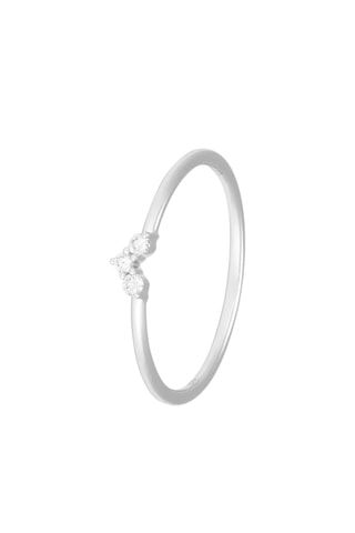 Bague Luisa - Or blanc et diamants