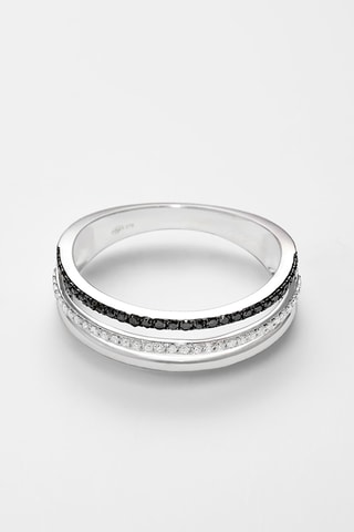 Bague Delya - Or blanc et diamants