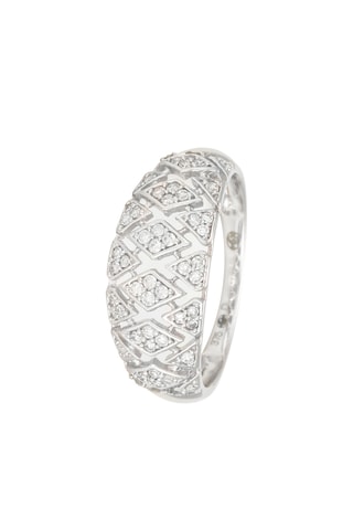 Bague Losanges de diamants - Or blanc et diamants