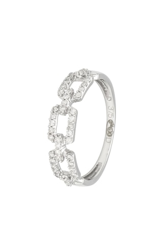 Bague Aphrodite - Or blanc et diamants