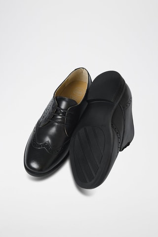 Leren Derby's Zwart