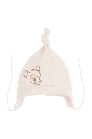 Bonnet aviateur Bambi Disney Rose