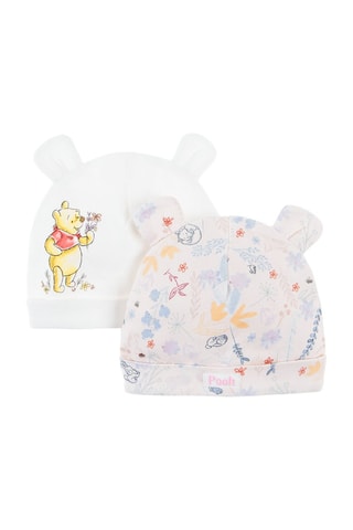2 bonnets Pooh Dogy Poo - Blanc