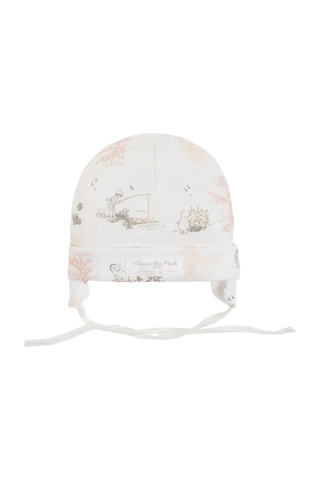 2 bonnets aviateur en coton biologique Winnie l’Ourson Disney - Rose