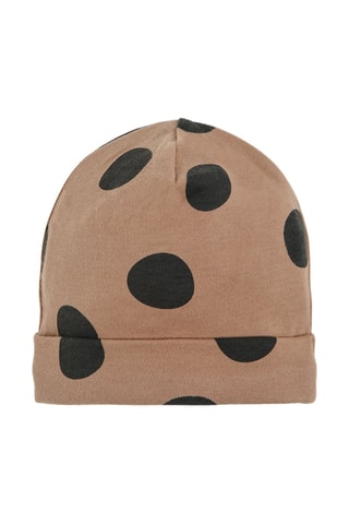 2 bonnets en coton biologique Gris