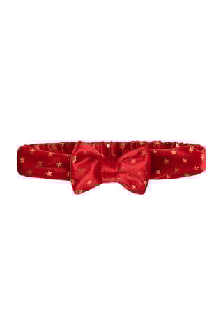 Bandeau en velours - Rouge