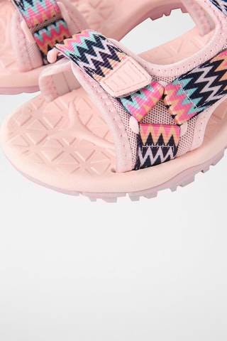 Sandalen Roze en Zwart