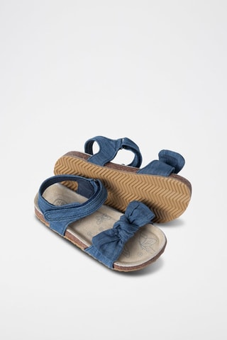 Spijkerstof Sandalen Donkerblauw