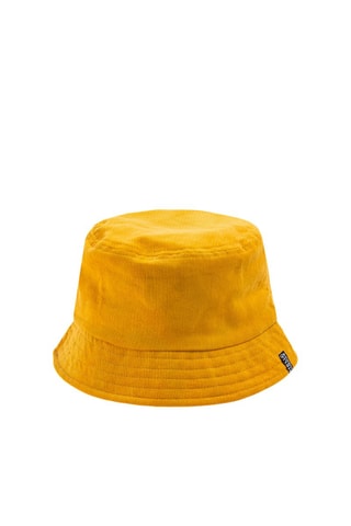 Velours Bobhoedje Geel