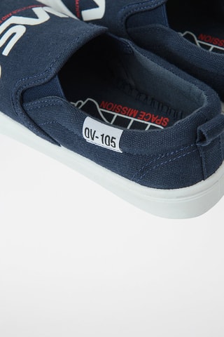 Slip-ons NASA - Marineblauw
